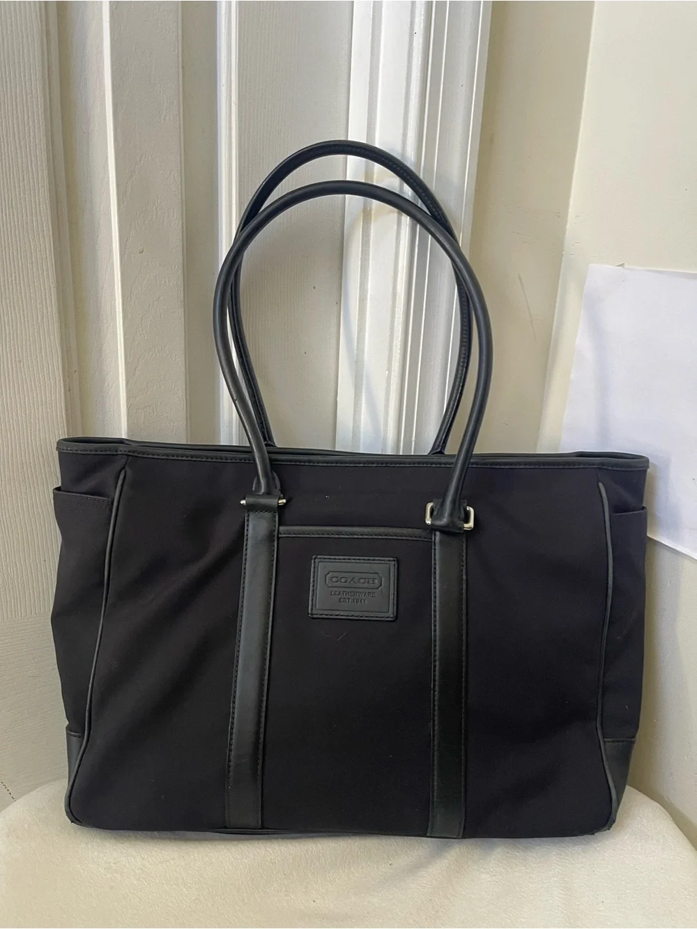 Coach Hampton weekender Canvas Tote bag